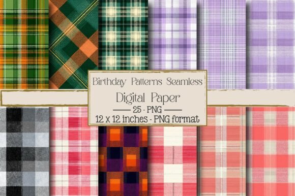 Birthday Patterns Seamless