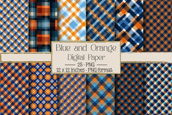 Blue and Orange Plaid Patterns: A Comprehensive Guide to Design, Application, and Digital Utility