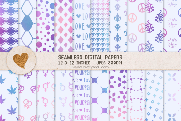 Blue Gradient Paper Patterns: A Practical Review for Digital Designers and Crafters