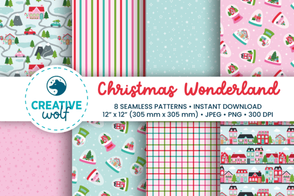 Christmas Wonderland Seamless Patterns