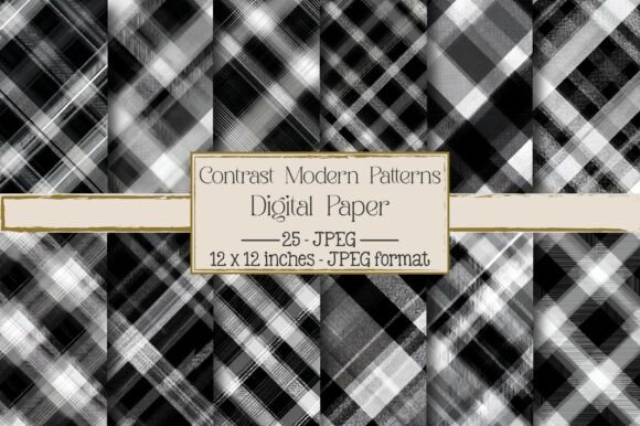 Contrast Modern Patterns: Elevating Digital Assets for Physical Creations