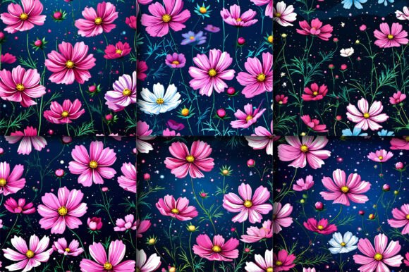 Evaluating Cosmos Flowers Patterns for Natural and Serene Design Projects