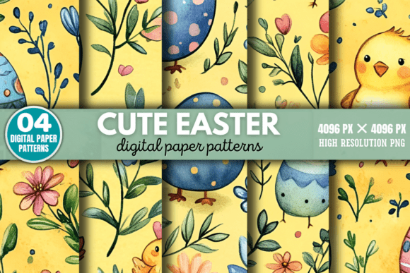 Integrating Cute Easter Patterns Digital Pattern 2 into Your Creative Workflow