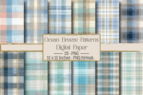 Ocean Breeze Patterns: Premium Design Assets
