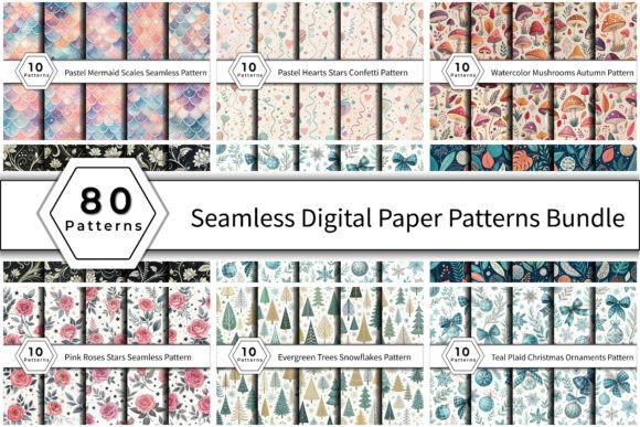 Seamless Digital Paper Patterns