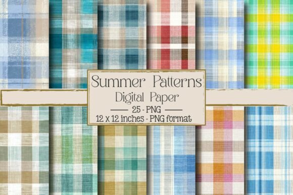Summer Patterns for Vacation: 25 Premium Design Assets