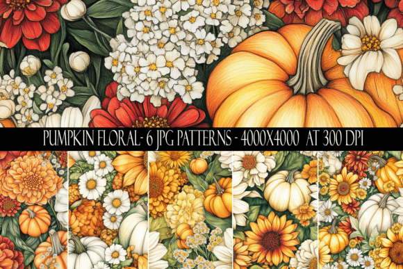 Transforming Creative Projects with Pumpkin Floral Seamless Patterns