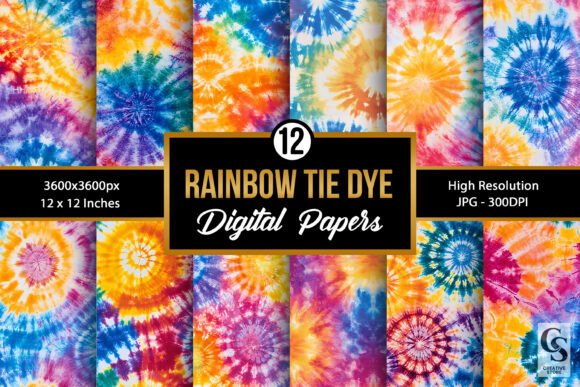 Unlocking Creativity with Rainbow Tie Dye Seamless Patterns: The Ultimate Digital Paper Resource