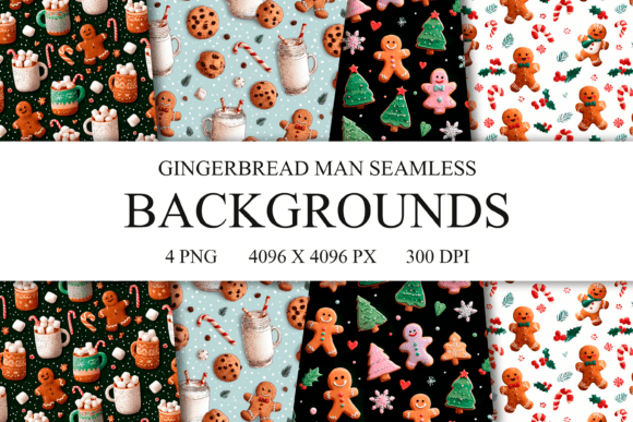 Unwrap the Magic: How Gingerbread Seamless Patterns and Colorful Digital Papers Elevate Your Creative Projects