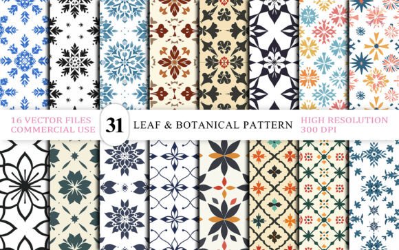 Vintage Tile Ornamental Seamless Patterns